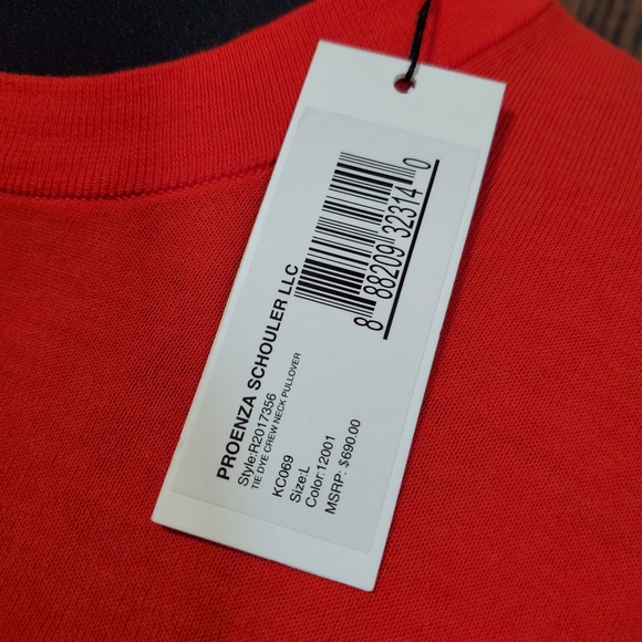 LAST CHANCE NWT Proenza Schouler Tie Dye Crew Neck Pullover - Picture 2 of 5